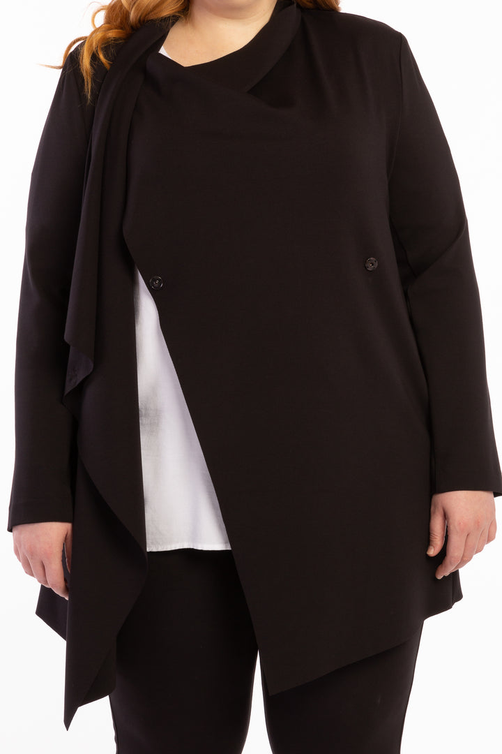 Last Dance Waterfall Jacket - Black