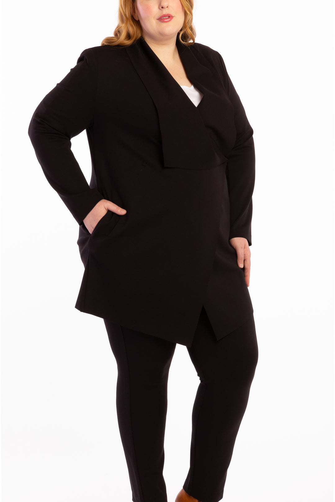 Last Dance Waterfall Jacket - Black