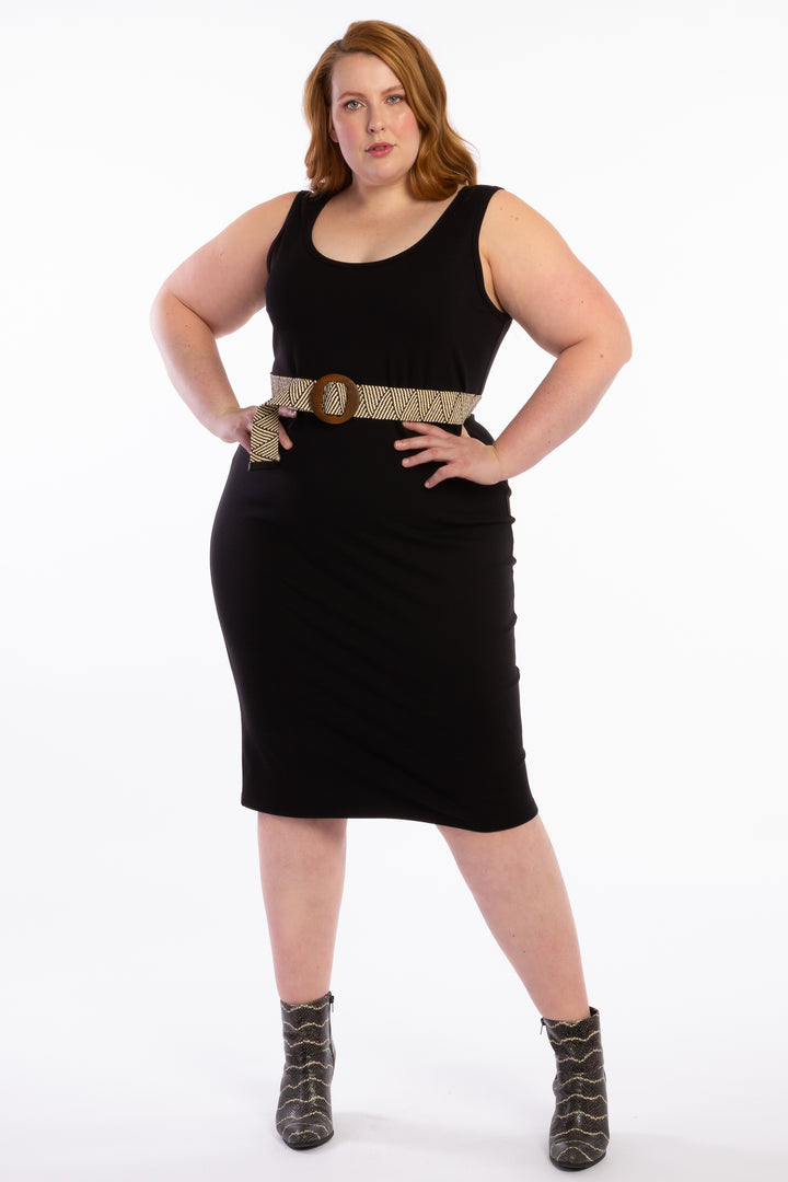 The Everyday Tank Dress - Black - LAST ONE - SIZE L (22/24)