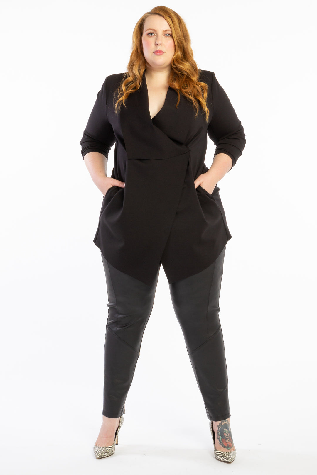 Last Dance Waterfall Jacket - Black