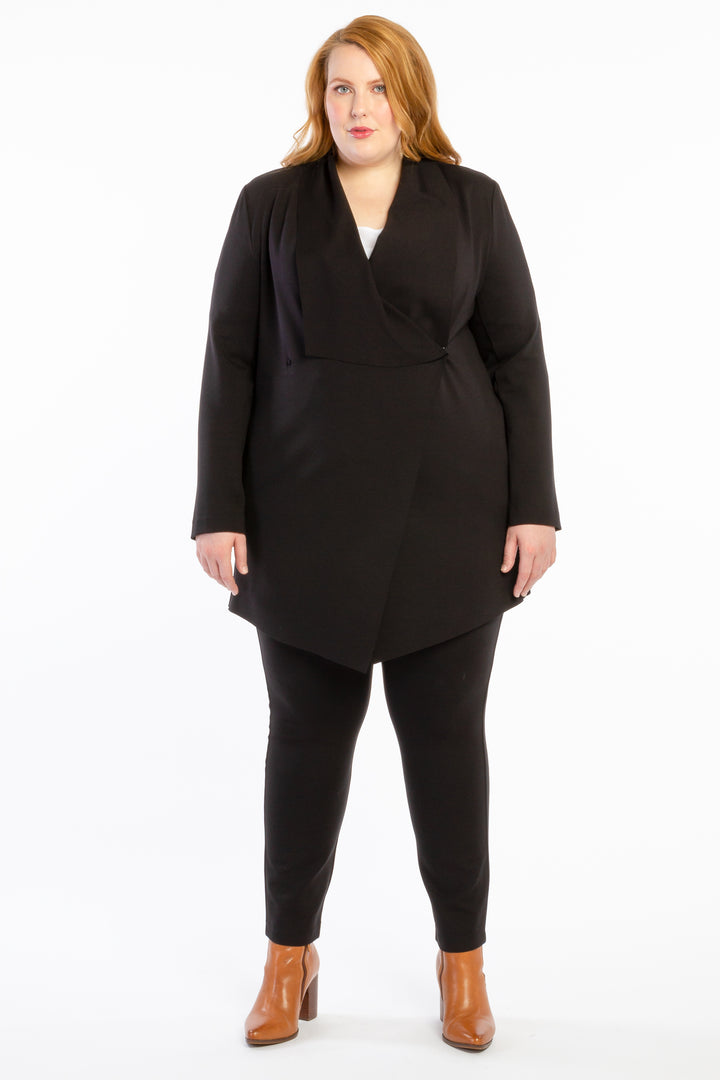 Last Dance Waterfall Jacket - Black