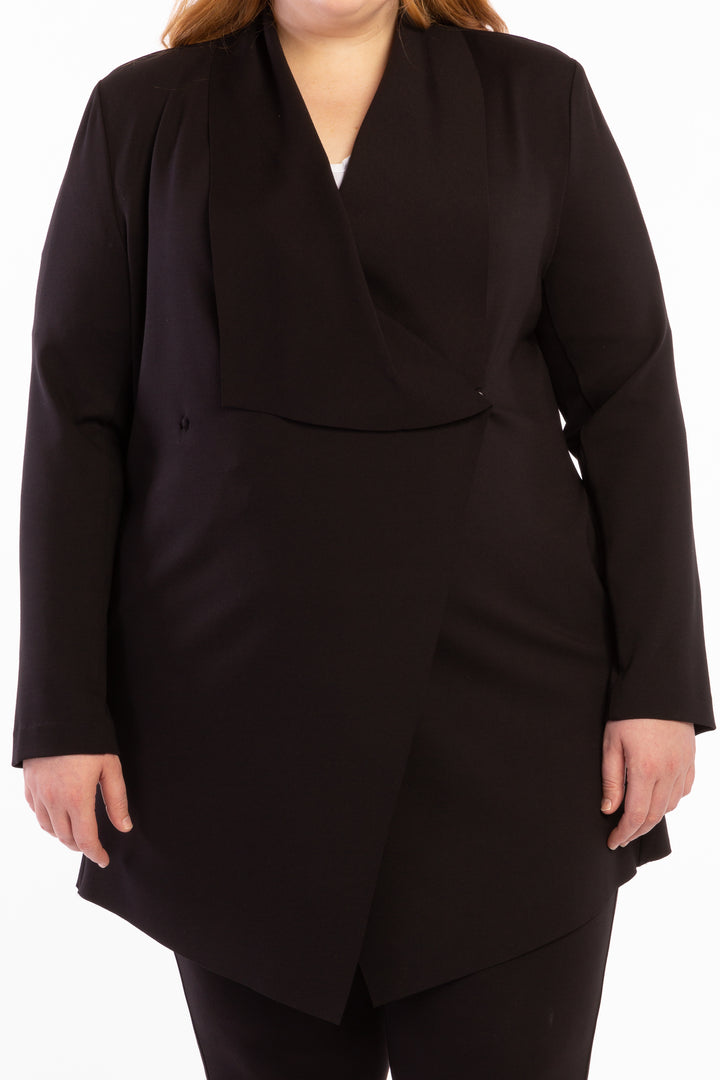 Last Dance Waterfall Jacket - Black