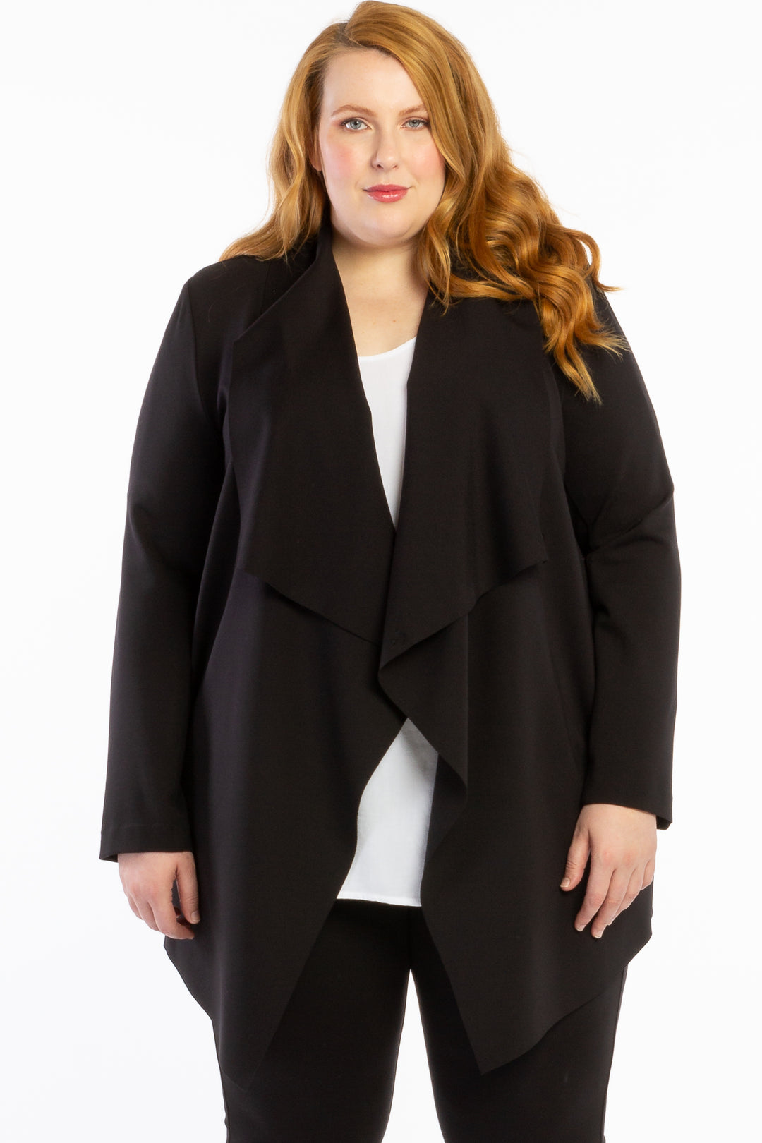 Last Dance Waterfall Jacket - Black