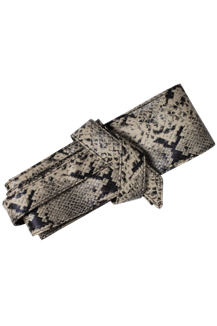 Wrap It Up Obi Belt - Python Vegan Leather - Harlow